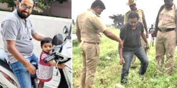 कर्ज से परेशान पिता ने 2 साल की बेटी को सीने से दबाकर मार डाला