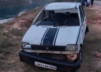 नरवाना ब्रांच नहर में गिरी कार, एक ही परिवार के 4 सदस्यों की मौत