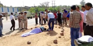 बद्दी नेशनल हाईवे पर मिली लाश, हत्या की आशंका