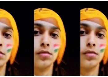 चेहरे पर तिरंगा बना स्वर्ण मंदिर पहुंची लड़की को रोका, कहा- यह पंजाब है, इंडिया नहीं ?