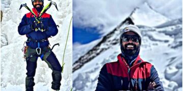 6 हजार मीटर की ऊंचाई से गिरा पर्वतारोही, लापता