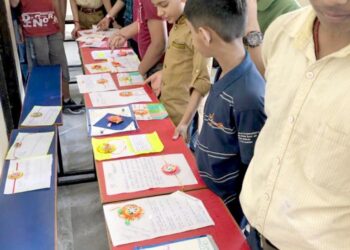 ओआरसी सैनिक अकेडमी में राखी सजाओ प्रतियोगिता का आयोजन