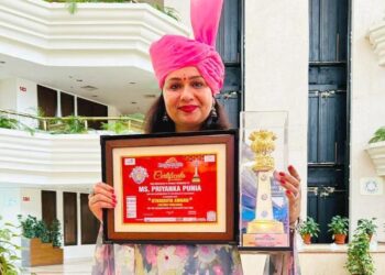 ब्रेव सोल्स द्वारा शिक्षक दिवस पर प्रियंका पुनिया उत्कृष्ट अवार्ड से सम्मानित