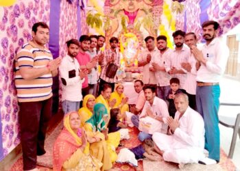 गुरु नानक पुरा मोहल्ले में दूसरा गणेश महोत्सव आयोजित