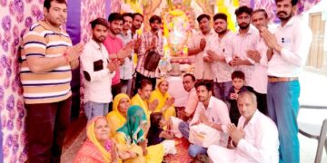 गुरु नानक पुरा मोहल्ले में दूसरा गणेश महोत्सव आयोजित