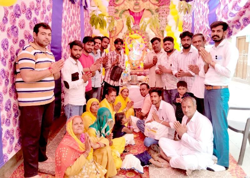 गुरु नानक पुरा मोहल्ले में दूसरा गणेश महोत्सव आयोजित