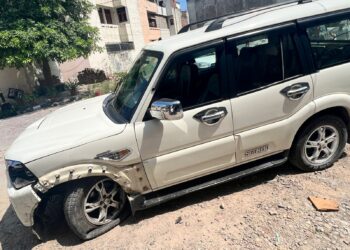 तेज रफ्तार स्कार्पियो ने महिला को कुचला: महिला की हालत गंभीर