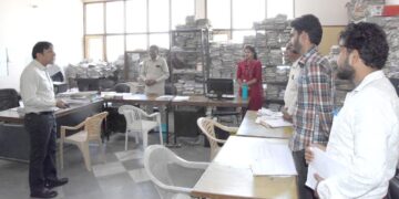 जिला स्तरीय विजिलेंस कमेटी ने कार्यालयों का किया निरीक्षण