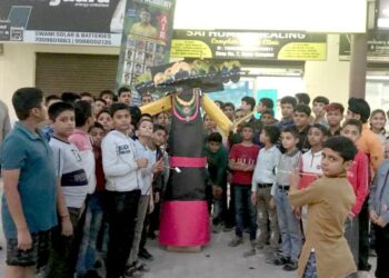 ओआरसी सैनिक अकेडमी ढकोली ने युवा छात्रों के साथ मनाया दशहरा उत्सव