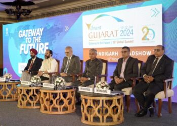 कैबिनेट मंत्री कुंवरजीभाई बावलिया ने चंडीगढ़ रोड शो का किया नेतृत्व