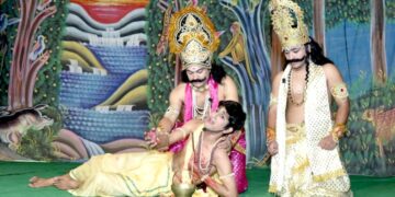 श्रवण लीला का प्रसंग से भाव विभोर हुए श्रद्धालु, श्री राम भगवान के जयकारों से गुंजमयी हुआ पंडाल