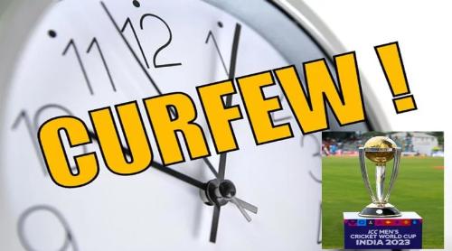 वर्ल्ड कप फाइनल के दिन चंडीगढ़ में आंशिक कर्फ्यू: पटाखे चलाने और ओपन स्क्रीन लगाने पर बैन