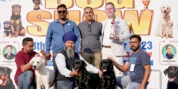 पंचकूला में मेगा डॉग शो: सर्वश्रेष्ठ रॉटवीलर और लैब्राडोर डॉग ने जीते खिताब