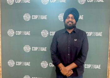 मोहाली (पंजाब) के उद्यमी सिमरप्रीत सिंह ने सीओपी 28 दुबई में किया प्रतिनिधित्व
