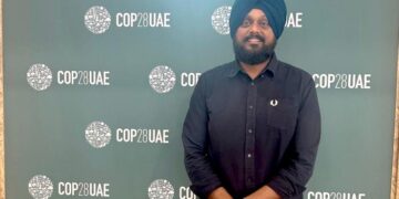 मोहाली (पंजाब) के उद्यमी सिमरप्रीत सिंह ने सीओपी 28 दुबई में किया प्रतिनिधित्व