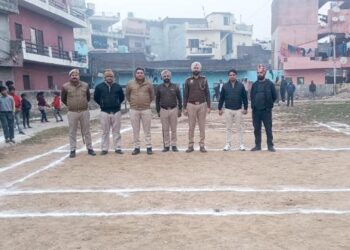 पुलिस नें नशे के प्रति युवाओं को दूर रखनें लिए शुरु की खेलकूद प्रतियोगिता
