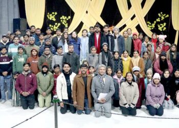 आशीष मित्तल फाउंडेशन एवं कंचन मित्तल मिनिस्ट्रीज द्वारा युवा उत्थान शिविर का आयोजन