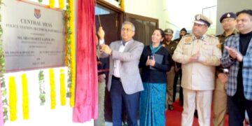 पुलिस महानिदेशक ने पंचकुला के सेक्टर 14 स्थित पुलिस थाने में किया केंद्रीय भोजनालय का उद्घाटन