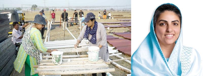 उत्साह, लगन एवं भक्तिभाव से की जा रही सेवाओं से जनसाधारण प्रभावित तैयारियां पूर्णता की ओर