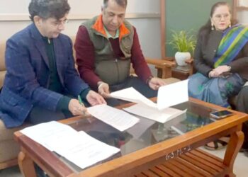 सड़क सुरक्षा संगठन पंचकुला और जिले के सरकारी कॉलेजों के बीच समझौता ज्ञापन (एमओयू) पर हस्ताक्षर