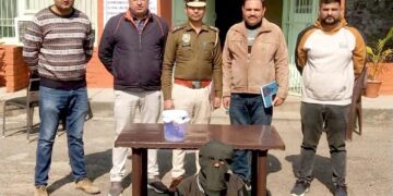 क्राइम ब्रांच नें अवैध हथियार सहित 1 को किया काबू, अवैध देसी कट्टा बरामद