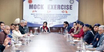 भूकंप परिदृश्य पर मॉक अभ्यास आयोजित करेगा चंडीगढ़ प्रशासन एनडीएमए