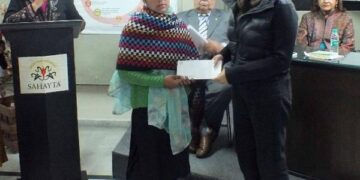 सहायता चैरिटेबल वेलफेयर सोसायटी ने कैंसर रोगियों को दी आर्थिक मदद