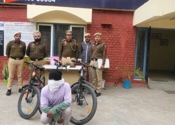 मोबाइल, लैपटाप, साईकिल, जेवरात इत्यादि चोरी की वारदातों को अन्जाम देनें वाला आरोपी गिरफ्तार, 6 वारदातो का खुलासा