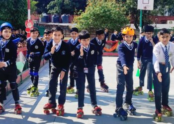 सी.आर.बी पब्लिक स्कूल में स्पोर्ट्स मीट का आयोजन