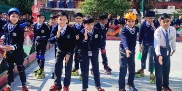 सी.आर.बी पब्लिक स्कूल में स्पोर्ट्स मीट का आयोजन