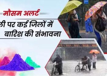 हरियाणा में होली पर होगी बारिश: मौसम विभाग का 4 जिलों में अलर्ट