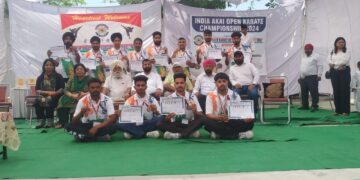 बुडो काई डू मिक्स्ड मार्शल आर्ट्स फेडरेशन ऑफ इंडिया के खिलाड़ियों ने इंडिया अकाई ओपन कराटे चैंपियनशिप में जीते पदक