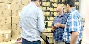 राज्य प्रशासन आबकारी विभाग की संयुक्त टीम ने विभिन्न स्थानों पर किया औचक निरीक्षण 