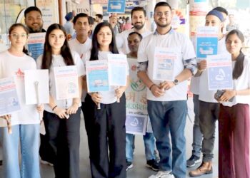 विवेक हाई स्कूल के विद्यार्थियों ने प्रणाम इंडिया फाउंडेशन के साथ मिलकर साइबर क्राइम जागरूकता शिविर का आयोजन किया