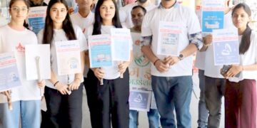 विवेक हाई स्कूल के विद्यार्थियों ने प्रणाम इंडिया फाउंडेशन के साथ मिलकर साइबर क्राइम जागरूकता शिविर का आयोजन किया