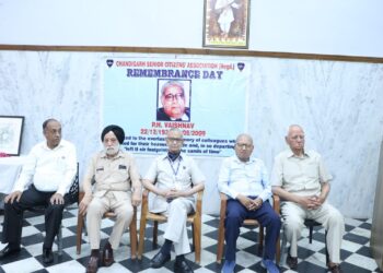 चंडीगढ़ सीनियर सिटीजन एसोसिएशन (सीएससीए) ने “स्मरण दिवस” मनाया