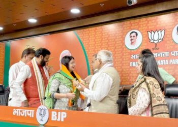 हरियाणा में कांग्रेस को झटका,MLA किरण चौधरी BJP में शामिल