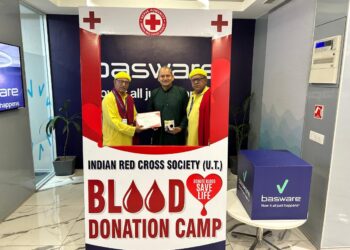 आई.टी.पार्क चंडीगढ़ में किया 43 एम्प्लॉईस ने ब्लड डोनेट