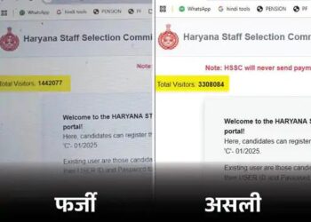हरियाणा में CET के लिए फर्जी वेबसाइट बनाई: 14 लाख से ज्यादा विजिटर दिखाए