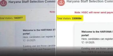 हरियाणा में CET के लिए फर्जी वेबसाइट बनाई: 14 लाख से ज्यादा विजिटर दिखाए