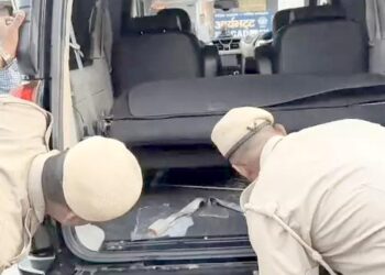 SHO की गाड़ी को टक्कर मारकर भागे स्कॉर्पियो सवार: करनाल में नाका तोड़ा