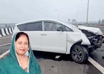 लुधियाना की महिला AAP विधायक का एक्सीडेंट: अमेरिका से आईं, दिल्ली से लौटते समय कार डिवाइडर से टकराई