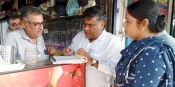 धड़ाधड़ छापेमारी, धुआँधार चालान ”सेक्टर-7 में 13 चालान, ₹20,500 का जुर्माना