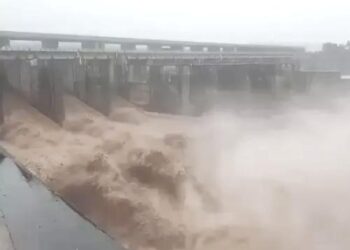 हथनीकुंड बैराज के सभी फ्लड गेट खोले: घग्गर नदी उफान पर