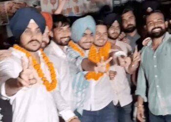 पंजाब यूनिवर्सिटी चंडीगढ़ में पहली बार ABVP प्रेसिडेंट बना: SATH के अश्मित वाइस प्रेसिडेंट