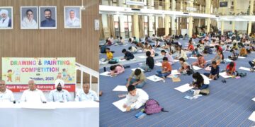 400 बच्चों ने ड्राईंग व पेंटिंग कॉम्पीटिशन में हिस्सा लिया