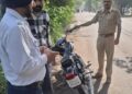 पंचकूला में बुलेट का 34 हजार का चालान: पटाखा बजाने पर बाइक को किया इंपाउंड