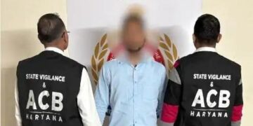 गुरुग्राम में ₹2 लाख रिश्वत लेते हुए तहसीलदार गिरफ्तार