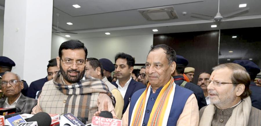 मुख्यमंत्री नायब सैनी, प्रदेश अध्यक्ष मोहन लाल बड़ौली ने मंत्रियों, विधायकों व पार्टी पदाधिकारियों के साथ सुना केंद्रीय गृहमंत्री अमित शाह का भाषण