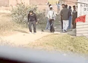 लुधियाना में बदमाशों ने घर पर बरसाए ईंट-पत्थर, VIDEO: युवक का सिर फटा